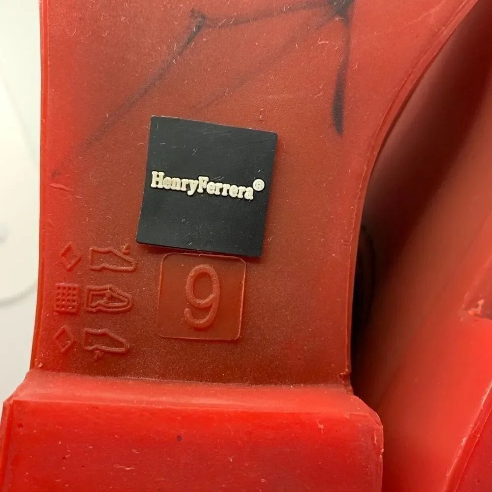 Henry Ferrera Red Rain Boot - Picture 5 of 8